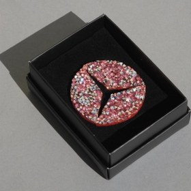 Resim TASARIM ARABAM ATİKE ELİF AKIN Pembe Mercedes Araçlarla Uyumlu Direksiyon Taşı 