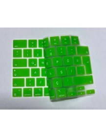 Resim Hk Teknoloji Macbook Air 15 Inç A3114 M3 Işlemcili Uyumlu Türkçe Q Silikon Klavye Koruyucu 2024 