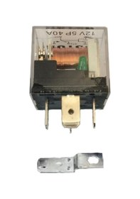 Resim Mini Role 12v. 5 Uçlu. 40 A. Far. Korna. Fan. Lpg Röle 