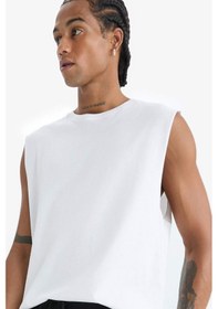 Resim DeFactoFit Boxy Fit Bisiklet Yaka Sporcu Atlet A1821AX25HSWT80 