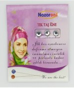 Resim Nazarone Tek Taşlı Eşarp Iğnesi No:40 