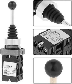 Resim Bonbela 1pc XD2PA14 4NO 4 Position Locked Latching Joy Stick Joystick Switch Locked Joystick Switch 