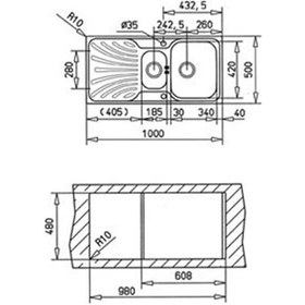 Resim Teka Nerissa 60 B Mikroketen Sağ Damlalıklı Mutfak Eviyesi 