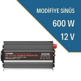 Resim Lexron 600W-12V Modifiye Sinüs Inverter 