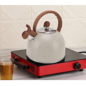 Resim Granit Görünümlü Demlik 