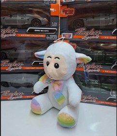 Resim Oyuncak Peluş Sevimli Uyku Arkadaşı Kuzu 20 Cm Çok Renkli 