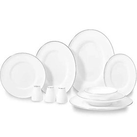 Resim Korkmaz Bella Collection 60 Parça Yemek Takımı Platin A8171 