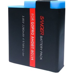 Resim Sanger AHDBT-801H Gopro Hero 8 Batarya 