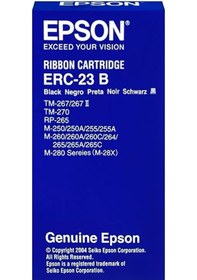 Resim Epson Erc23b C43s015360 Siyah Şerit M250 M260 M280 Tm267 Tm270 