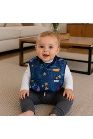 Resim mammam always by your side Minik Astronotlar Bebek Mama Önlüğü (6-24 Ay) 