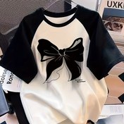 Resim Kız Çocukları İçin Kısa Kollu T-Shirt, Trendy Yaz Giyimi, Kız Çocukları İçin Renkli Yaz Üstü. 