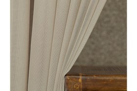 Resim ETAMİN TÜL VİZON RENGİ 1-2,5 ORTA SIK PİLE 150X260 