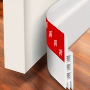 Resim PEHOTO 93.98cm Uzun Kapı Rüzgar Stoperi - Ayarlanabilir Hava Sızdırmazlık Bandı, Soğuk Yalıtım, Gürültü Azaltma ve Kapı Altı Süpürme için, Dayanıklı Silikon Malzeme, Dış ve İç Kapılar için Uygun, Kolay Kurulum, Kapı Sızdırmazlık Hava Sızdırmazlık Bandı 