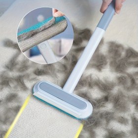 Resim Stil Pet Saç Fırçası - Geri Çekilebilir Sap ile - Temizlemesi Kolay, Sıkıntıya Giden Alanlar için 45° Esnek Tasarım, Cam, Duvarlar ve Zeminler için Çok Fonksiyonlu Temizlik Fırçası, Güç Gerektirmez, Pet Bakımı Temel Gereksinimleri | Modern Estetik | Plastik Yapı, Pet Bakımı Fırçası 