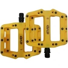 Resim Evo Plastik Sarı Platformlu Rulmanlı Bisiklet Pedalı 