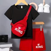 Resim Erkek Çocuk Moda Şort Takımı 