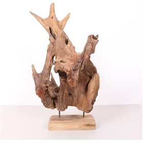 Resim Teak Art- Doğal Teak Heykel & Dekor 30x70 Cm 