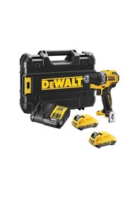 Resim Dewalt DCD701D2-QW 12V 2.0 Ah Çift Akülü Kömürsüz Kompakt Akülü Vidalama 