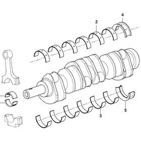 Resim Bmw M73 Motor Yatağı .Std Kol 11241288925 