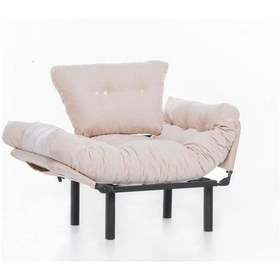 Resim Pafu Nitta Tekli Kanepe - Krem 