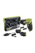 Resim Ryobi Ergo A2 Akülü Tornavida Seti Köşe+ofset Başlık Setli 