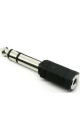 Resim Teknocan Marketing Gitar Anfi Amfi Kablo Jak Dönüştürücü Çevirici Erkek 6.5mm Dişi 3.5mm Çivi Gitar Arkasıince 