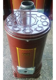 Resim Özsal Yuvarlak 70Lik Uyuyan Soba Odun-Kömür-Talaş Sobası 