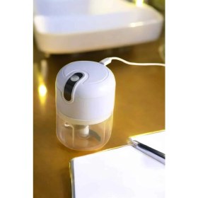 Resim Ronanna Şarjlı Portatif Doğrayıcı Mini Pratik Rondo El Doğrayıcı Üç Bıçaklı Çelik Bıçaklı 