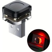 Resim Turcoshop11 1 Kırmızı Mini Usb Araç Led Ortam Aydınlatması Araç İç Dekorasyon Ev Aksesuarı 36v 