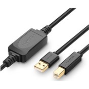 Resim Ugreen 10362 USB Yazıcı Kablosu Amplifikatör Genişletici 15 Metre 