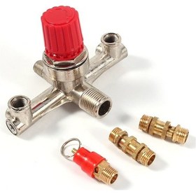 Resim Hava Kompresörü Basınç Anahtarı Kompresör Manifoldu Hava 