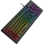 Resim Yesper 87KEYS Kablolu Mekanik Oyun Klavyesi Ofis Oyuncuları Için Uzun Pil Ömrü (Yurt Dışından) 