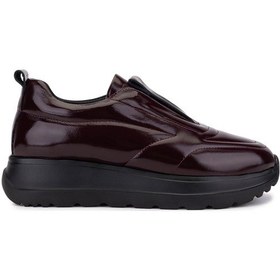 Resim Tamer Tanca Kadın Hakiki Deri Bordo Sneakers & Spor Ayakkabı 1107 521 Bn Ayk Sk25-26 Bordo Rugan Bordo 