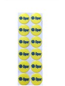 Resim SÜSLEN Opar Sarı Plaka Damla Etiket Pulu - Opar Plaka Pulu - Opar Plaka Pul Sticker (12'li) 