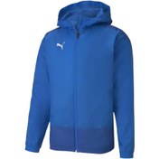 Resim Puma Teamgoal 23 Training Rain Jacket Erkek Futbol Antrenman Yağmurluk 65655902 Mavi 