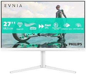 Resim Evnia 27" 27M2N3501PA/00 Beyaz 260Hz 0.3ms HDMI,DisplayPort Adaptive Sync IPS 2K Monitör 