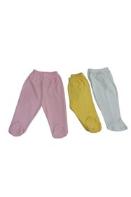 Resim bebedino Patikli Alt Pijama Ayaklı 3 Lü Paket 