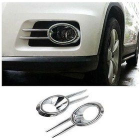 Resim Volkswagen Tiguan 2010 2015 Sis Far Çerçevesi 2 Parça 