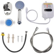 Resim Maggiei 3500 W Elektrikli Nankör Anında Sıcak Su Isıtıcı 110 V Banyo Musluk Musluk Isıtma 3 Saniye Anında Isıtma Abd Plug (Yurt Dışından) 