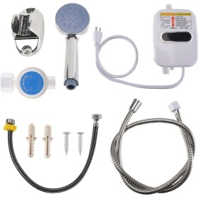 Resim Maggiei 3500 W Elektrikli Nankör Anında Sıcak Su Isıtıcı 110 V Banyo Musluk Musluk Isıtma 3 Saniye Anında Isıtma Abd Plug (Yurt Dışından) 