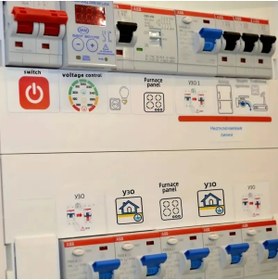 Resim FANO 2Ad. Beyaz Panel Etiketi 54 Adet Set Devre Kesici Hatırlatma Sticker Hızlı Tanımlama 