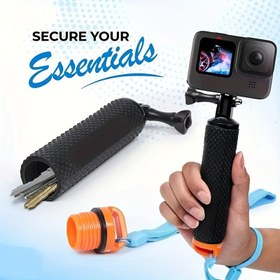 Resim GoPro Hero için Yüzen Tutma Aparatı, GoPro Aksiyon Kamerası için Su Altı Dalış Çubuğu Aksesuarı 