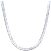 Resim Ferizz Ferizz 316L Çelik 4 Mm Italyan Yassı Unisex Zincir Kolye Zn-217 Çok Renkli 