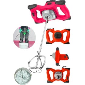 Resim Bakir Sargi 6 Kademe Devirli Ayarlı Tg 6600X Elektirikli Alçı Boya ve Harç Karıştırıcı Mikser 