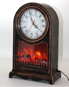 Resim Led Işıklı Saatli Şömine Aalk2501 