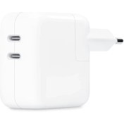 Resim Apple 35 W Çift Usb-C Bağlantı Noktalı Güç Adaptörü MNWP3TU/A 