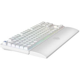 Resim Pusat Rapid Pro Monster Tactile Kırmızı Switch Kablolu RGB Mekanik Oyuncu Klavyesi 