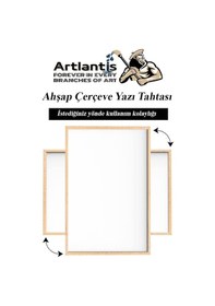 Resim Artlantis Duvara Monte Beyaz Yazı Tahtası 30 x 45 CM 