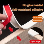 Resim 10m U-Şekilli Kendinden Yapışkanlı Kenar Bantları, Raf, Mobilya, Tezgahlar için Esnek TPE Köşe Koruyucu - Yapıştırıcı Gerektirmez, Kolay Kurulum, Şeffaf ve Kırmızı Çizgi, Tezgah Koruma | U-Şekilli Kenar Çizgileri | Kendinden Yapışkanlı Kurulum, Mobilya, Raf ve Tezgahlar için Kenar Koruyucu, Oda Dekoru için Mükemmel 
