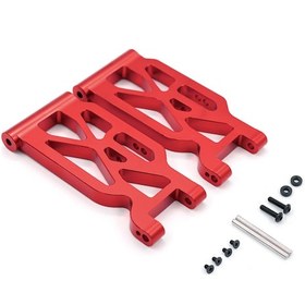 Resim Reedark Wltoys 104001 1/10 Off-road Araçları İçin Metal Ön Swing Arm Kırmızı - 1858 Yerine Değiştirme Parçası 